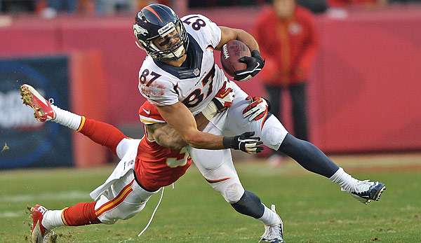 Broncos-Receiver Eric Decker (r.) versenkte die Chiefs mit 4 Touchdowns