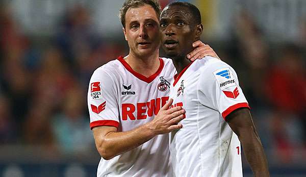 Anthony Ujah (r.) erzielte zwei Treffer beim Sieg in Düsseldorf