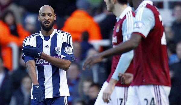 Nicolas Anelka bejubelte sein Tor gegen West Ham United mit dem umstrittenen Quenelle-Gruß