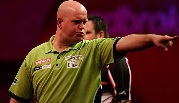 Michael van Gerwen steht zum zweiten Mal im WM-Finale