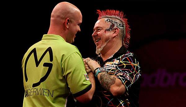 Michael van Gerwen setzte sich im Final gegen Peter Wright durch