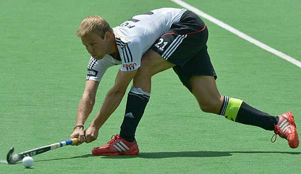 Moritz Fürste und das DHB-Team stehen im Finale der Hallenhockey-EM