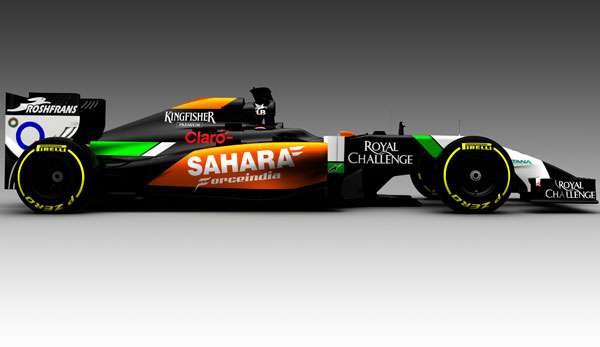 Der online präsentierte VJM07 ist das erste präsentierte Auto für die Formel-1-Saison 2014