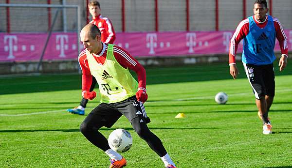 Arjen Robben darf bereits wieder mit der Mannschaft trainieren