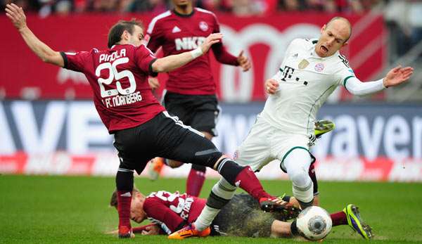 Ganz schön sandig: Die Nürnberger setzten Bayern anfangs ziemlich zu