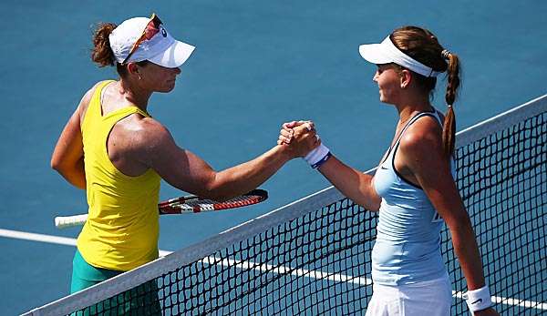 Samantha Stosur und Veronika Kudermetowa trafen aufeinander