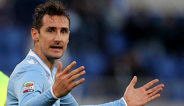 Miroslav Klose kommt in dieser Saison nicht richtig in Tritt