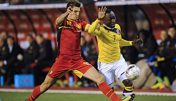 Thomas Meunier (l.) hat sich ins Visier der Wölfe