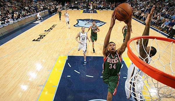 Giannis Antetokounmpo gehört in dieser Spielzeit zu den auffälligsten Rookies