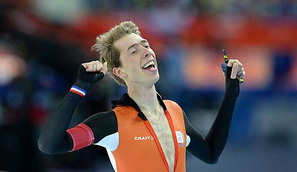 Jorrit Bergsma gewinnt in Sotschi seine erste Goldmedaille bei Olympischen Spielen 