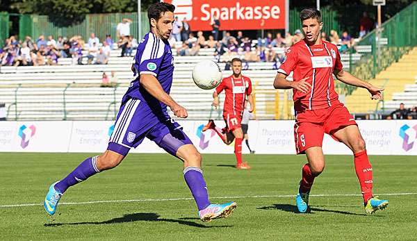 Adriano Grimaldi (l.) erzielte in der laufenden 3. Liga-Saison bereits 12 Tore für den VfL Osnabrück 