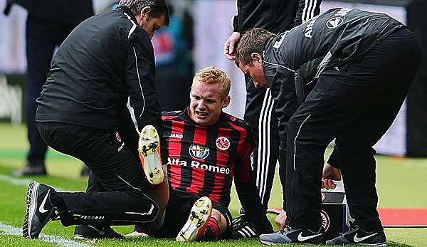 Sebastian Rode klagte schon gegen Bremen über Schmerzen im Knie