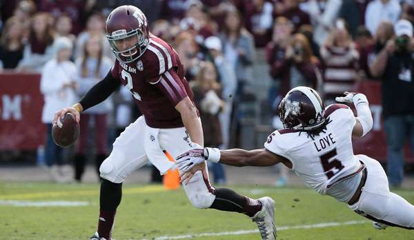 Johnny Manziel (l.) gilt als einer der Top-Kandidaten im kommenden NFL-Draft
