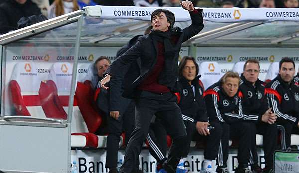 Joachim Löw war mit der Leistung seiner Truppe nicht einverstanden