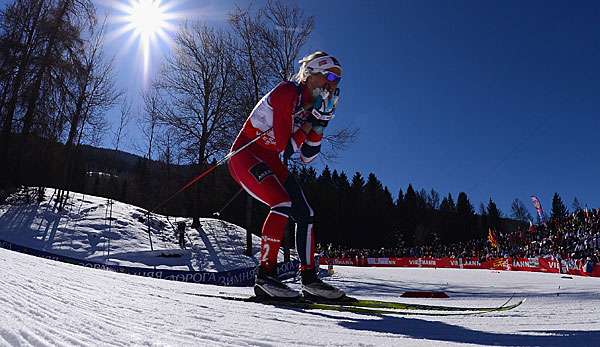 Therese Johaug zeigte eine sehr starke Leistung in Falun