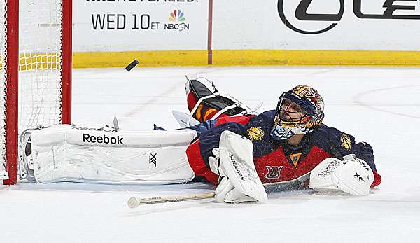 Roberto Luongo gewann mit den Panthers in San Jose