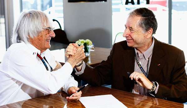 Seit Jahren gute Freunde: FIA-Chef Jean Todt und Formel-1-Boss Bernie Ecclestone 