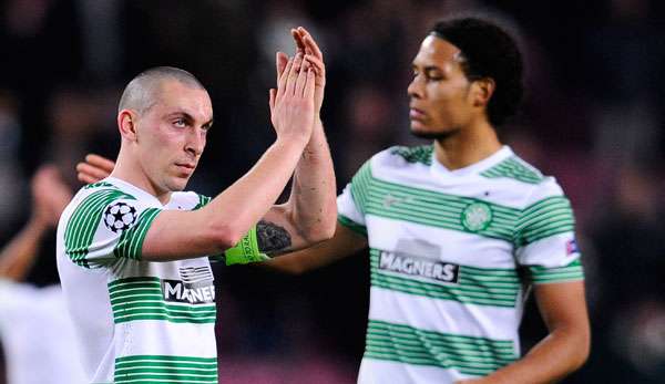 Geschafft: Scott Brown und Celtic sind wieder Meister