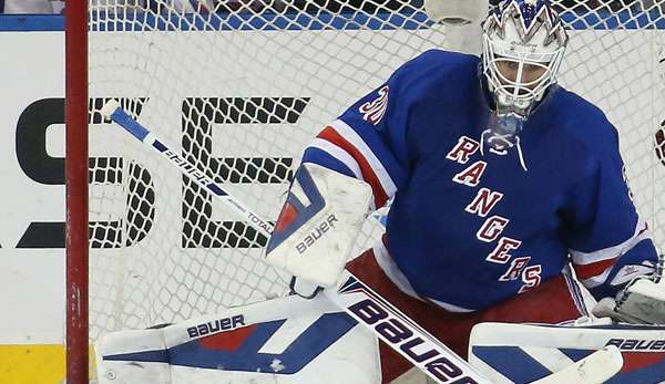 Gegen Philadelphia verpasste Hendrik Lundqvist seinen nächsten Shutout nur knapp