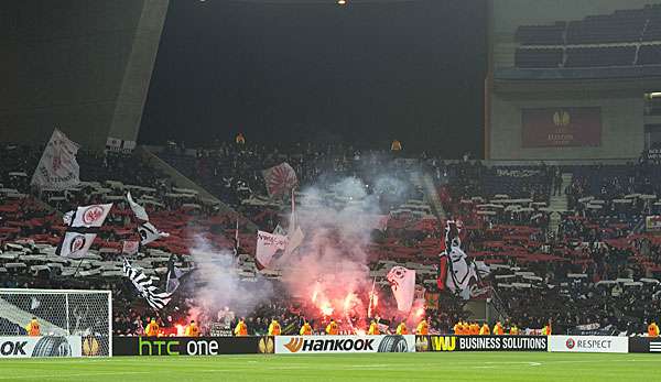 Eintracht Frankfurt muss dank seiner Fans eine Geldstrafe zahlen