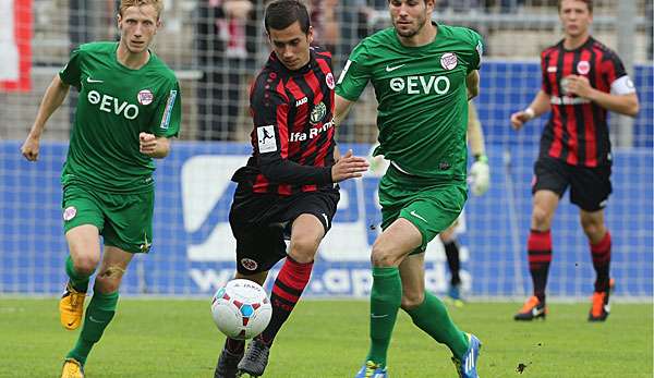 Andre Fliess und Eintracht Frankfurt II stehen aktuell auf Platz zwölf