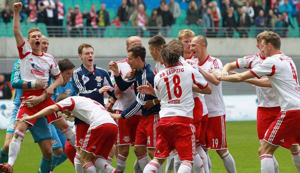 Die Leipziger sind nur noch ein kleines Stück vom Aufstieg in die 2. Liga entfernt
