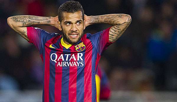 Dani Alves wurde im Spiel gegen Villarreal Opfer eines rassistisch motivierten Zwischenfalls