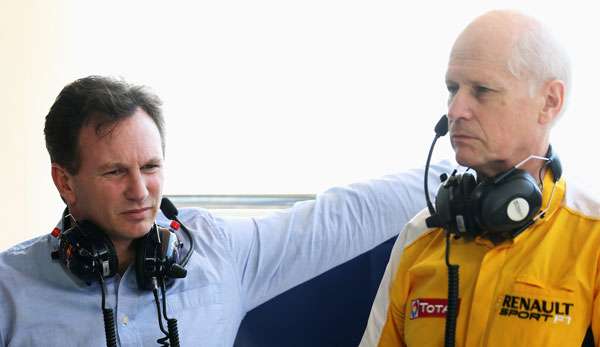 Bosse unter sich: Jean-Michel Jalinier und Christian Horner im Gespräch