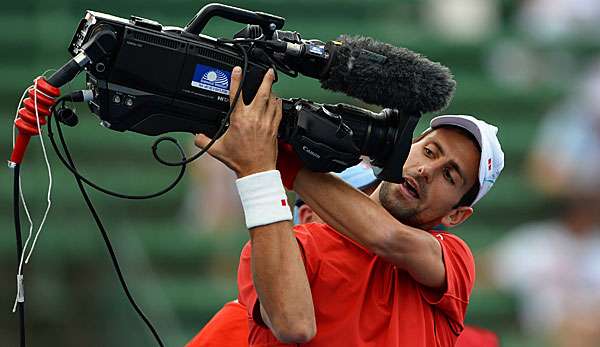 Auf solche Bilder von Novak Djokovic müssen Haushalte ohne Sky weiterhin verzichten