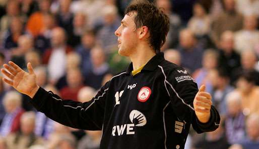 Die Frage nach der Zukunft von Tusem Essen belastet auch die Spieler sehr (hier: Gerrie Eylers)