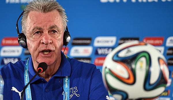 Ottmar Hitzfeld steht mit der Schweiz vor seinem letzten Turnier als Trainer