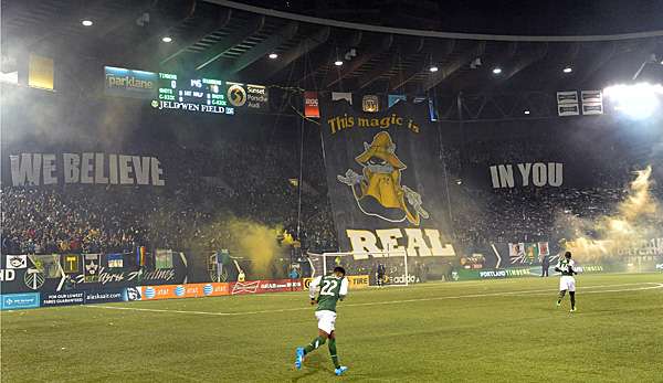 Die Atmosphäre im Derby zwischen Portland und Seattle kann sich sehen lassen