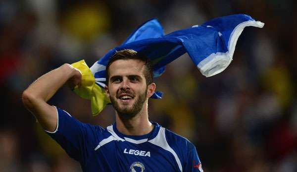 Miralem Pjanic ist eines der Gesichter der Nationalmannschaft Bosniens