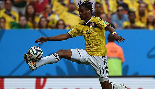 Juan Cuadrado spielte bisher bei der WM zwei starke Partien für Kolumbien