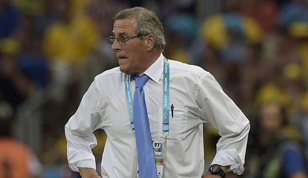 Oscar Tabarez ist begeistert von seinem Superstar Luis Suarez