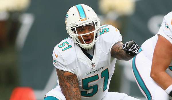 Mike Pouncy wird den wird den Dolphins mindestens drei Monate fehlen 