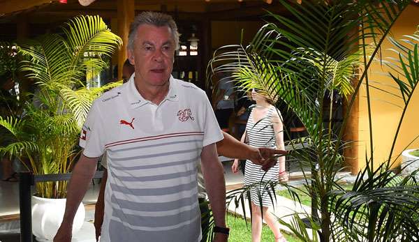 Ottmar Hitzfeld steht mit der Schweiz vor dem wichtigsten Spiel seiner Karriere