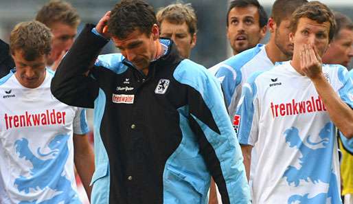 1860 Münchens Trainer Marco Kurz musste die erste Pleite seit sechs Pflichtspielen hinnehmen