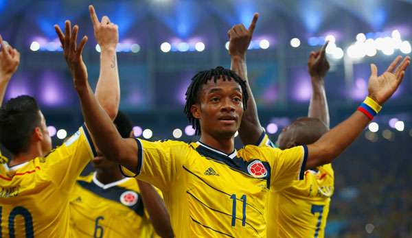 Juan Cuadrado führt derzeit die Torvorlagenrangliste der WM an