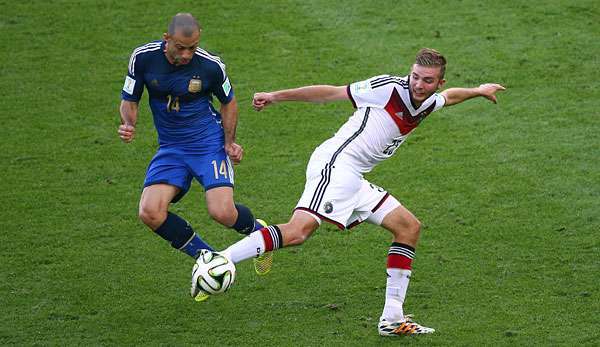 Christoph Kramer (r.) spielte im WM-Finale gegen Argentinien von Beginn an