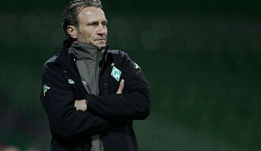 Bremens Trainer Thomas Wolter musste einen weiteren Rückschlag hinnehmen