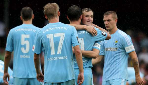 Der Chemnitzer FC steht nach einer dramatischen Partie in der zweiten Runde