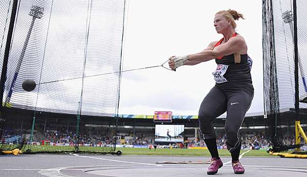 Betty Heidler konnte die gute Leistung aus der Qualifikation nicht wiederholen