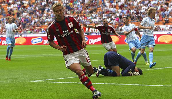 Keisuke Honda brachte die Rossoneri früh auf die Siegerstraße