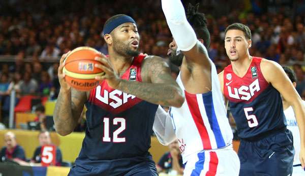 DeMarcus Cousins steht mit dem Team USA im Achtelfinale der WM in Spanien