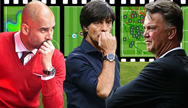 Pep Guardiola, Louis van Gaal und Joachim Löw haben ihre eigene Auffassung