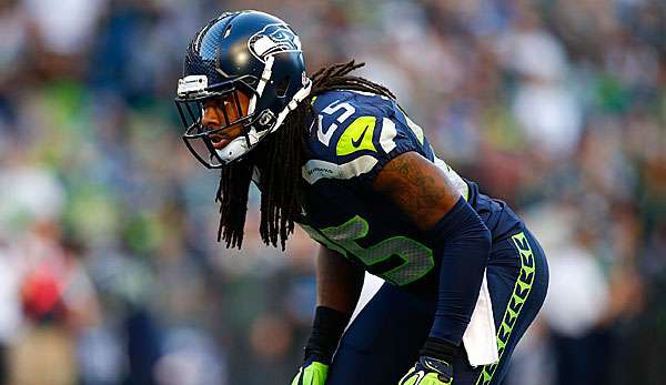Auf der Lauer: Richard Sherman wünscht sich mehr Bindung zum Spiel der Seahawks