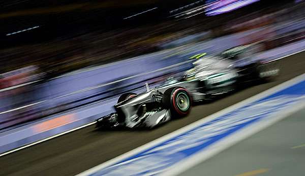 Nico Rosberg fuhr 2013 in der Singapur-Quali die zweitschnellste Zeit