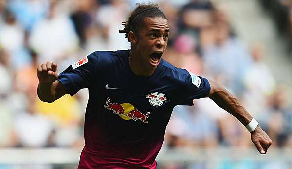 Yussuf Poulsen schießt RB mit einem Doppelpack gegen den KSC an die Tabellenspitze