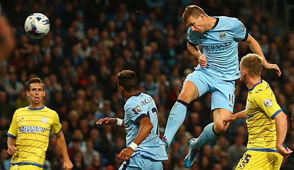 Edin Dzeko und Manchester City feierten ein Schützenfest